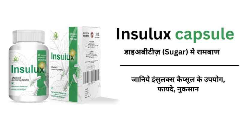 Insulux capsule uses in hindi
